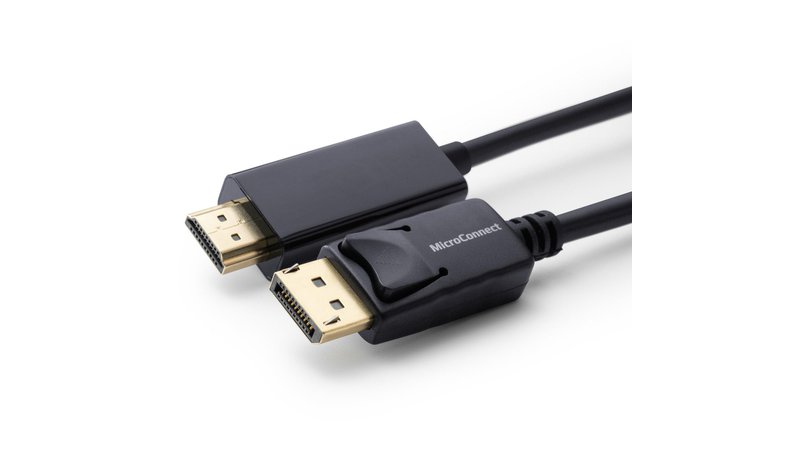 Microconnect MC-DP-HDMI-050 video cable adapter 0.5 m DisplayPort Black