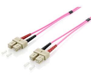 Equip SC/SC Fiber Optic Patch Cable, OM4, 0.5m