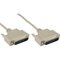 InLine serial cable molded DB25 male / male direct grey 2m – kuva 1