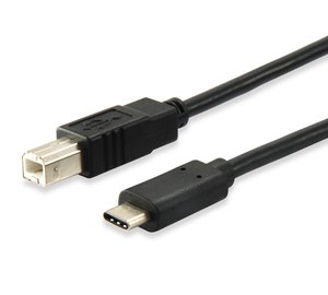 Equip USB 2.0 Type C to Type B Cable, 1m