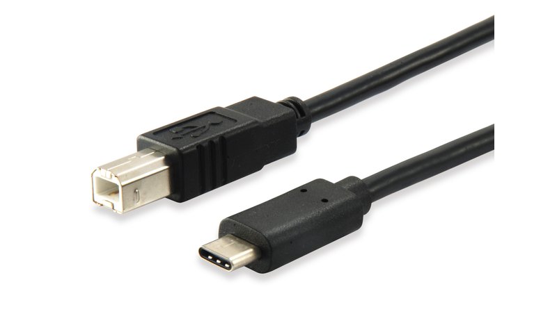 Equip USB 2.0 Type C to Type B Cable, 1m