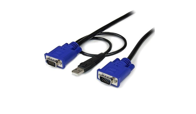 StarTech.com 10 ft Ultra Thin USB VGA 2-in-1 KVM Cable