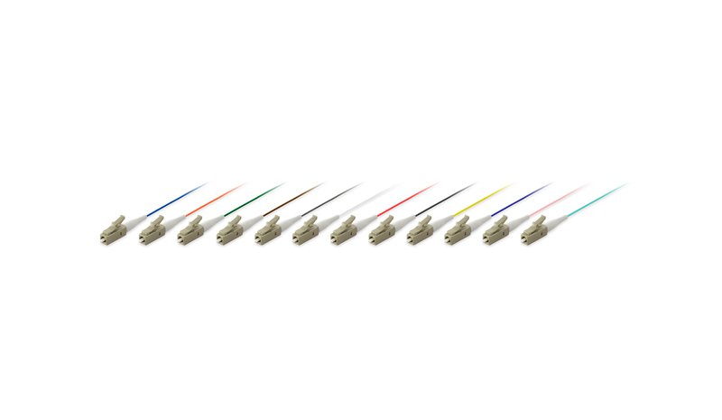 Equip LC/PC Fiber Optic Pigtail, OM3, 2.0m