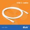CLUB3D USB C cable white – kuva 1