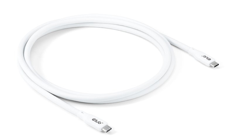 CLUB3D USB C cable white