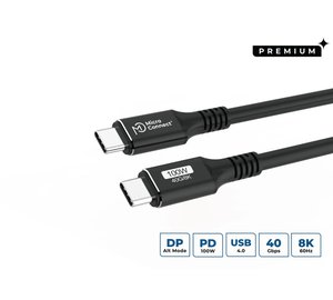 Microconnect USB4CC3 USB cable USB4 Gen 3x2 3 m USB C 100 W Black