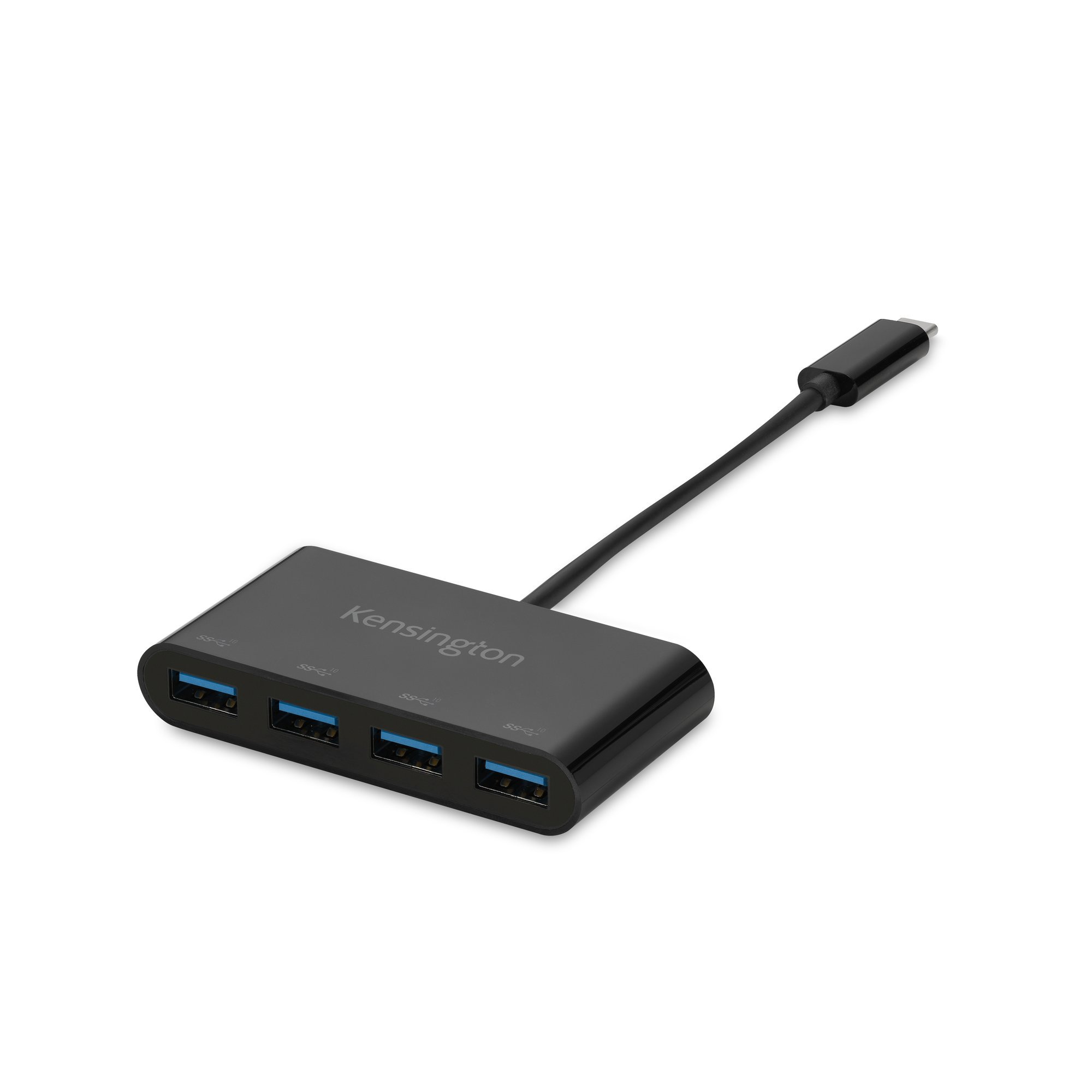 Kensington CH1200 USB-C® 10Gbps 4-Port Hub keskitin USB hub - 4 porttia - Musta