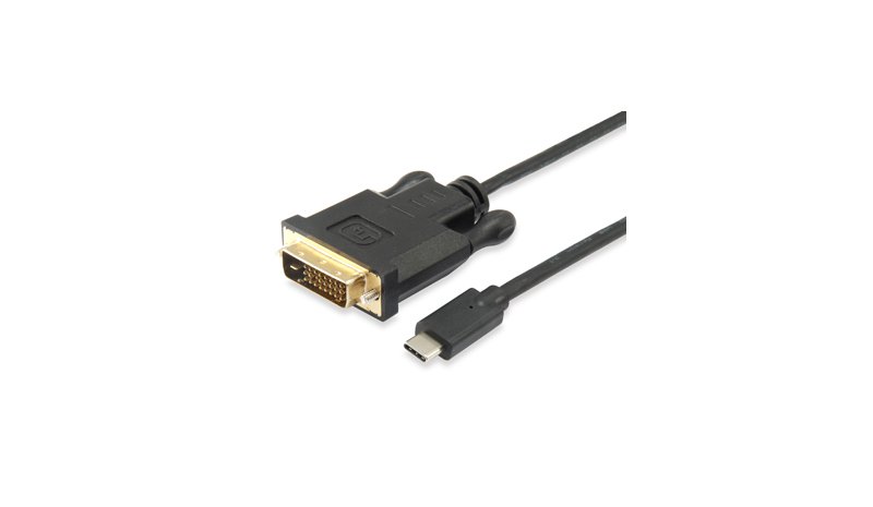 Equip USB Type C to DVI-D Dual Link Cable Male to Male, 1.8m