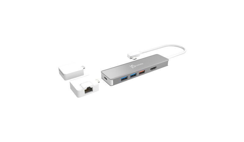 j5create JCD375-N USB-C™ Modular Multi-Adapter with 2 Kits
