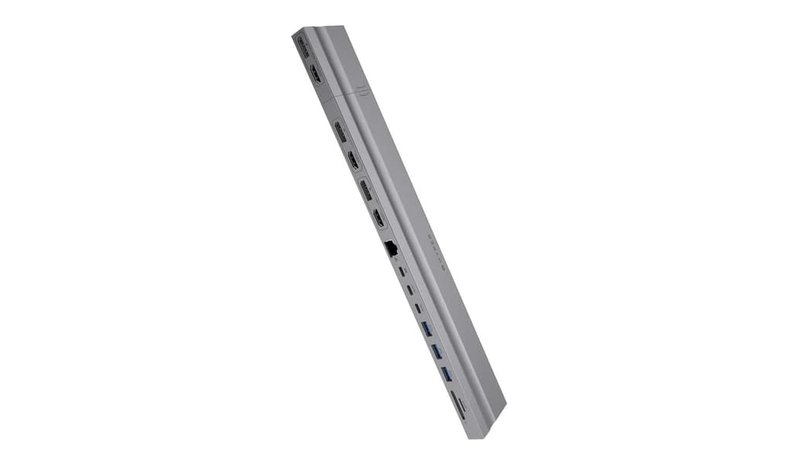Targus HyperDrive 4K 2 x USB 3.2 Gen 2 (3.1 Gen 2) Type-C Silver