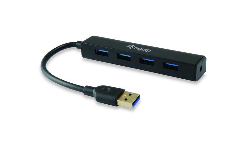 Equip 128953 interface hub USB 3.2 Gen 1 (3.1 Gen 1) Type-A 5000 Mbit/s Black