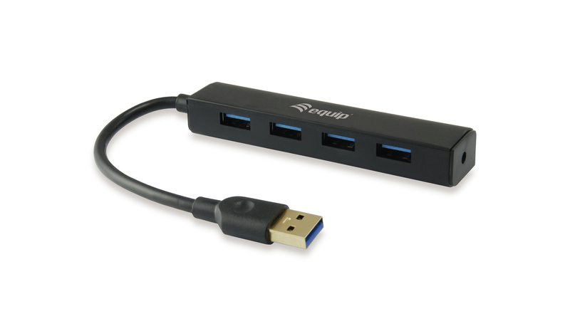 Equip 128953 interface hub USB 3.2 Gen 1 (3.1 Gen 1) Type-A 5000 Mbit/s Black