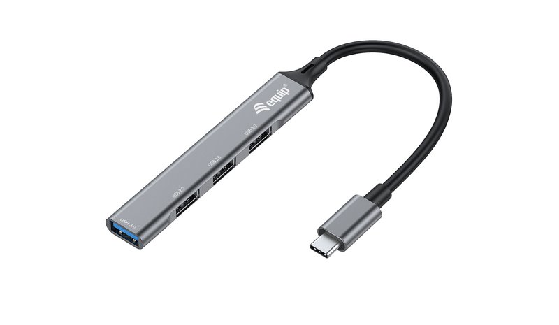 Equip 4-Port USB 3.0/2.0 Hub, USB-C