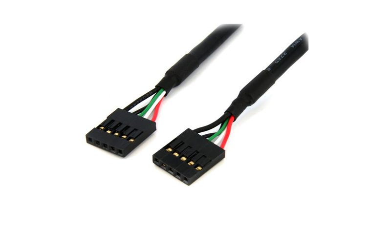 StarTech.com 18in Internal 5 pin USB IDC Motherboard Header Cable – F/F