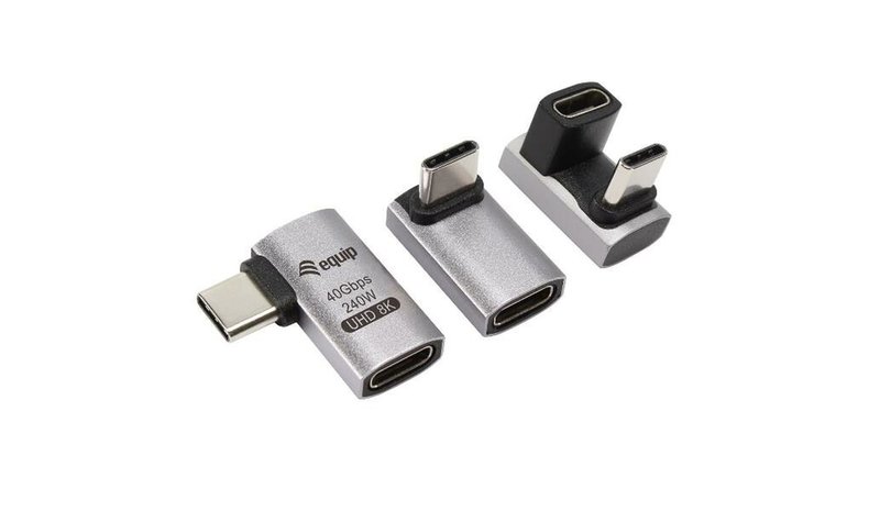 Equip USB 4 C to C adapter, 40Gbps, PD 240W, 3-Pack – kuva 1/2