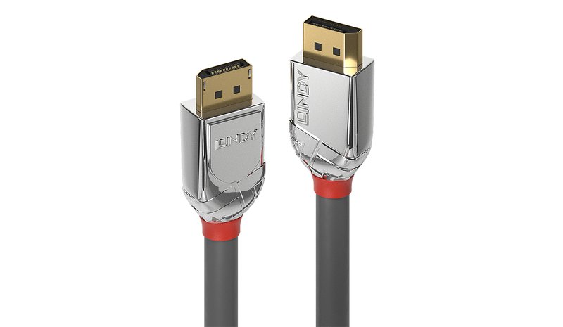 Lindy 1m DisplayPort 1.4 Cable, Cromo Line