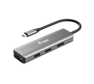 Equip USB-C to HDMI/DisplayPort/VGA /USB Adapter