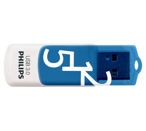 Philips FM51FD001B/00 USB flash drive 51 GB USB Type-A 3.2 Gen 1 (3.1 Gen 1) Blue, White