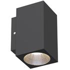 Llitt Mathias I Seinä-LED IP65 3000K 3W 290lm Antrasiitti
