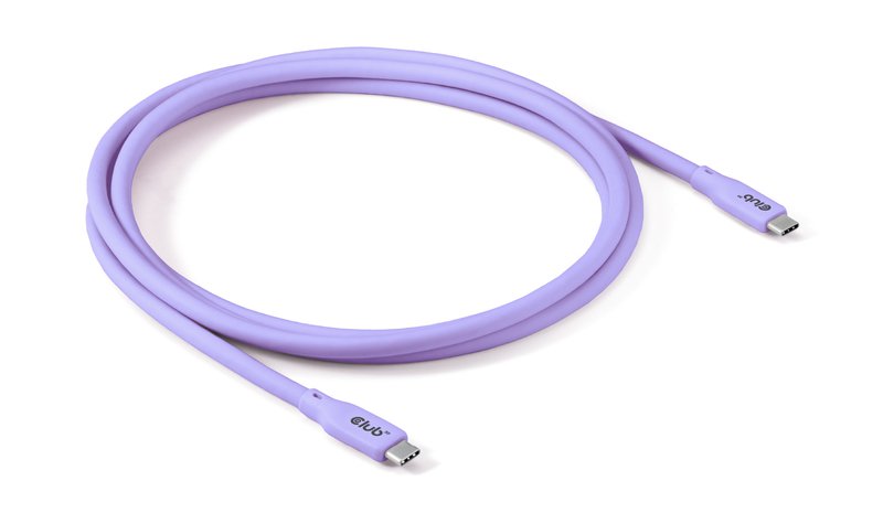 CLUB3D USB C cable purple