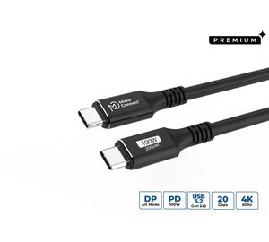 Microconnect USB3.2CC025 USB cable USB 3.2 Gen 2x2 0.25 m USB C Black