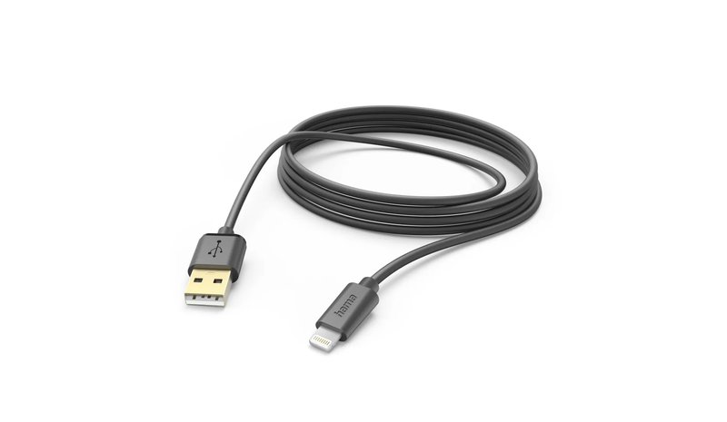 Hama 00201582 lightning cable 3 m Black