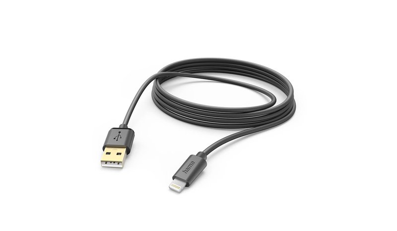 Hama 00201582 lightning cable 3 m Black