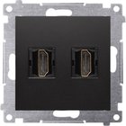 Dual Hdmi 1.4 -kanta Simon 54, musta matta