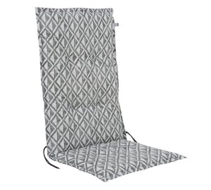 Ulkotuolin istuintyyny Patio Malezja, 117x50 cm, harmaa