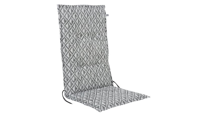 Ulkotuolin istuintyyny Patio Malezja, 117x50 cm, harmaa