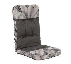 Ulkotuolin pehmuste Patio Lena, 124x48 cm, hiekanvärinen/harmaa