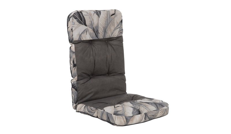 Ulkotuolin pehmuste Patio Lena, 124x48 cm, hiekanvärinen/harmaa