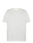 Knowledge Cotton Apparel Cashmere Knit Polo - White - XXL
