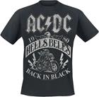 AC/DC - Hells Bells 1980 - Heavyweight - T-paita - Miehet - Musta