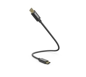 Hama 00201604 USB cable USB 2.0 0.2 m USB C 0.48 Gbit/s Black