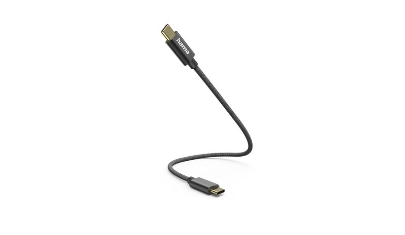 Hama 00201604 USB cable USB 2.0 0.2 m USB C 0.48 Gbit/s Black