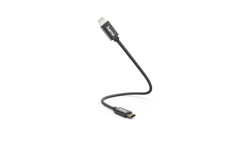 Hama 00201601 lightning cable 0.2 m Black – kuva 1/3