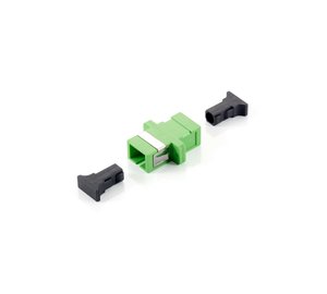 Equip SC APC Coupler, Single-mode simplex