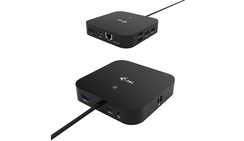 i-tec USB-C HDMI DP Docking Station with Power Delivery 100 W – kuva 1/2