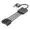 Sandberg USB-C/A to 2A+2C Splitter – kuva 1