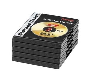 Hama 00051294 optical disc case DVD case 2 discs Black