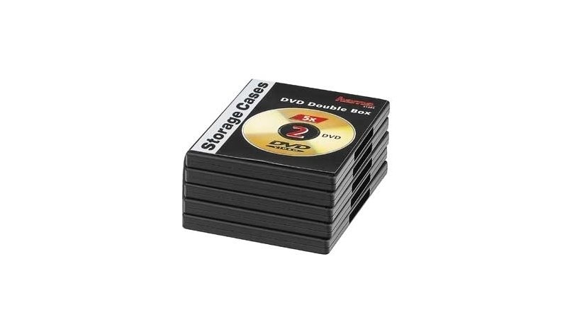 Hama 00051294 optical disc case DVD case 2 discs Black
