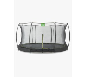 EXIT Maahan Upotettava Trampoliini + Turvaverkko 427 cm