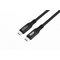 Microconnect USB4CC05-240W-80GBPS USB cable USB4 Gen 3x2 0.5 m USB C Black – kuva 1