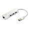 LevelOne Gigabit USB Network Adapter, USB Hub – kuva 1