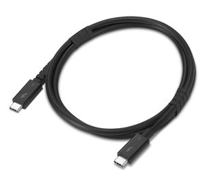 Lenovo 4X91U94411 Thunderbolt cable 1 m 80 Gbit/s Black