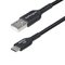 StarTech.com 1ft (30cm) USB-A to USB-C Charging Cable, Charge & Sync, 3A, USB 2.0, TPE Jacket - Black USB Charging Cord – kuva 1