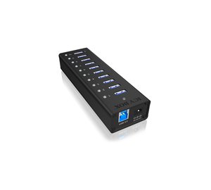 ICY BOX IB-AC6110 USB 3.2 Gen 1 (3.1 Gen 1) Type-B 5000 Mbit/s Black