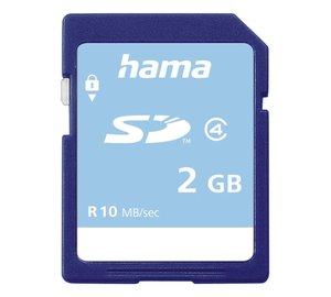 Hama SD Memory Card 2GB Class 4 10MB/s