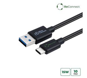 Microconnect ECO-USB3.2CA0.25 USB cable USB 3.2 Gen 2 (3.1 Gen 2) 0.25 m USB A USB C Black